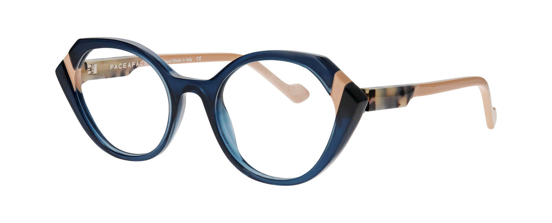 ☆ FACE a FACE　paris　ORAGE COL 907 ☆ Face A Face® PLEATS 1 Geometric Eyeglasses - EuroOptica
