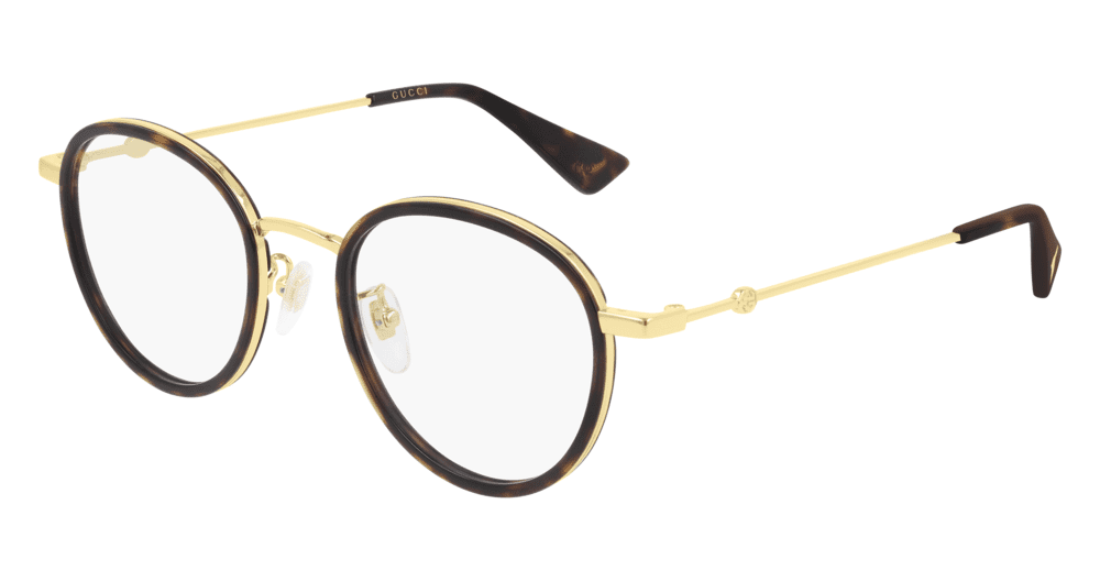 GUCCI　グッチ　度入りメガネ　GG0608OK 004　べっ甲柄 Gucci GG0608OK Eyeglasses | Authorized Dealer – Eyes of Nanuet